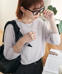 DISCOAT | 【新色追加！/全16色展開】シアー袖切替プルオーバー≪WEB限定カラーあり≫(Tシャツ/カットソー)