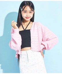 ANAP GiRL（アナップガール）の「柄ジャガードショートカーディガン（カーディガン/ボレロ）」