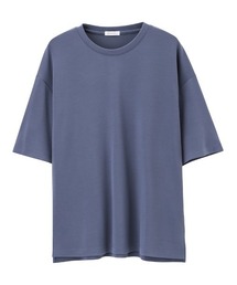 AIR smoosy エアスムージーサイドスリットクルーネックとろみTシャツ