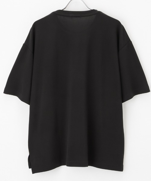 URBAN COLLECTION（アーバンコレクション）の「AIR smoosy エアスムージーサイドスリットクルーネックとろみTシャツ（Tシャツ/カットソー・メンズ・ホワイト/ライトグレー/ブラック/チャコール/グリーン/ネイビー・M/L/XL）」の8枚目の写真