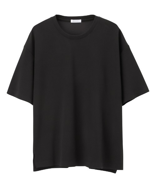 URBAN COLLECTION（アーバンコレクション）の「AIR smoosy エアスムージーサイドスリットクルーネックとろみTシャツ（Tシャツ/カットソー・メンズ・ホワイト/ライトグレー/ブラック/チャコール/グリーン/ネイビー・M/L/XL）」の20枚目の写真