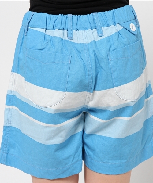 WHITE MOUNTAINEERING（ホワイトマウンテニアリング）の「【WhiteMountaineering】ランダムボーダープリントC/Lショーツ（その他パンツ・レディース・サックスブルー/ネイビー・0）」の11枚目の写真