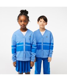 LACOSTE | BOYS ボーダースウェットカーディガン(カーディガン/ボレロ)