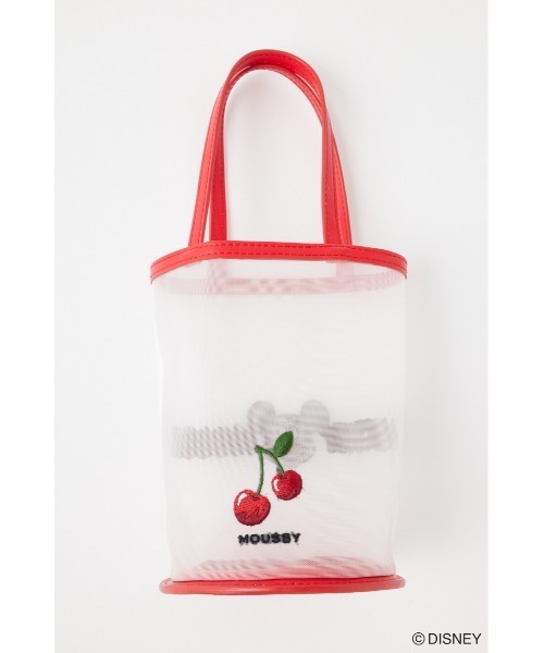 Disney SERIES CREATED by MUS（ディズニーシリーズクリエイテッドバイエムユーエス）の「MD EMBROIDERY MESH バッグ / MICKEY（ハンドバッグ・レディース・ブラック/レッド・FREE）」の9枚目の写真