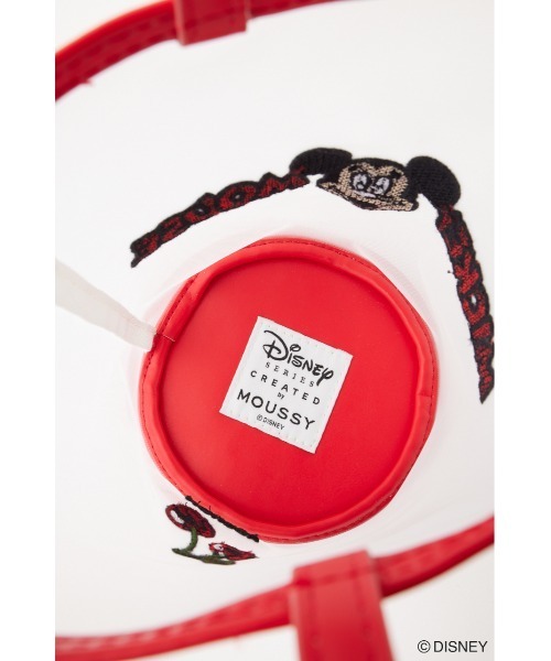 Disney SERIES CREATED by MUS（ディズニーシリーズクリエイテッドバイエムユーエス）の「MD EMBROIDERY MESH バッグ / MICKEY（ハンドバッグ・レディース・ブラック/レッド・FREE）」の6枚目の写真