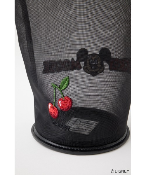 Disney SERIES CREATED by MUS（ディズニーシリーズクリエイテッドバイエムユーエス）の「MD EMBROIDERY MESH バッグ / MICKEY（ハンドバッグ・レディース・ブラック/レッド・FREE）」の11枚目の写真