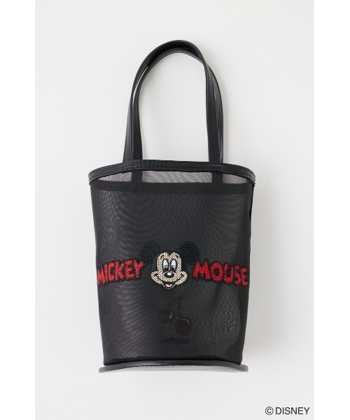 Disney SERIES CREATED by MUS（ディズニーシリーズクリエイテッドバイエムユーエス）の「MD EMBROIDERY MESH バッグ / MICKEY（ハンドバッグ・レディース・ブラック/レッド・FREE）」の13枚目の写真