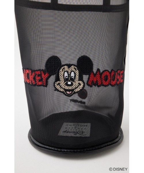Disney SERIES CREATED by MUS（ディズニーシリーズクリエイテッドバイエムユーエス）の「MD EMBROIDERY MESH バッグ / MICKEY（ハンドバッグ・レディース・ブラック/レッド・FREE）」の8枚目の写真