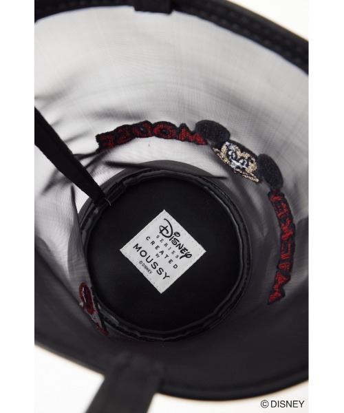 Disney SERIES CREATED by MUS（ディズニーシリーズクリエイテッドバイエムユーエス）の「MD EMBROIDERY MESH バッグ / MICKEY（ハンドバッグ・レディース・ブラック/レッド・FREE）」の4枚目の写真
