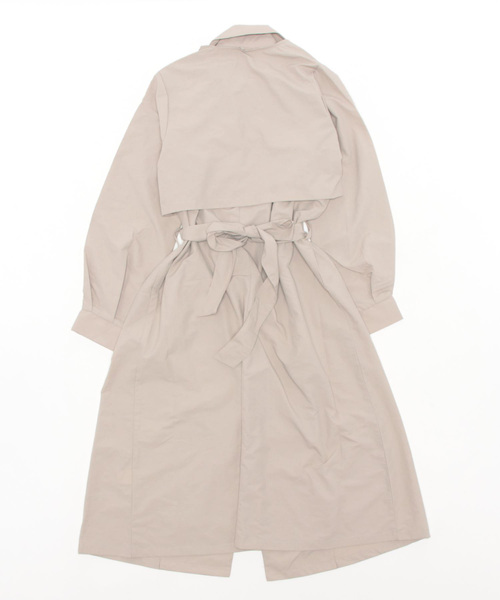 Le temps riche（ルタンリッシュ）の「3WAYスプリングトレンチコート ＜Le temps riche＞（トレンチコート・レディース・グレイッシュベージュ・M/L）」の17枚目の写真