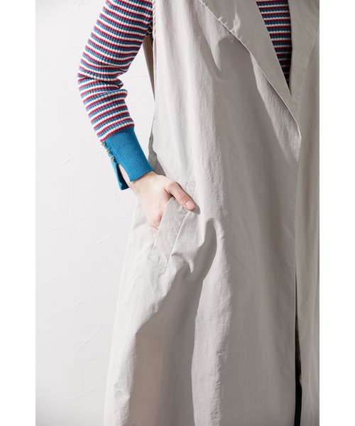 Le temps riche（ルタンリッシュ）の「3WAYスプリングトレンチコート ＜Le temps riche＞（トレンチコート・レディース・グレイッシュベージュ・M/L）」の15枚目の写真