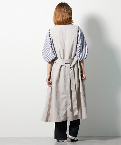 Le temps riche（ルタンリッシュ）の「3WAYスプリングトレンチコート ＜Le temps riche＞（トレンチコート・レディース・グレイッシュベージュ・M/L）」の6枚目の写真
