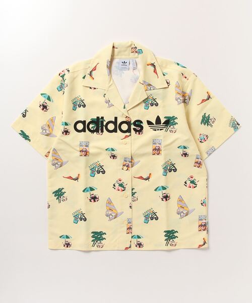 adidas(アディダス)の「オリジナルス 半袖グラフィックシャツ / アディダスオリジナルス adidas Originals(シャツ/ブラウス・レディース・ライトイエロー・X-LARGE/MEDIUM/LARGE/XX-LARGE/X-SMALL/SMALL)」の9枚目の写真