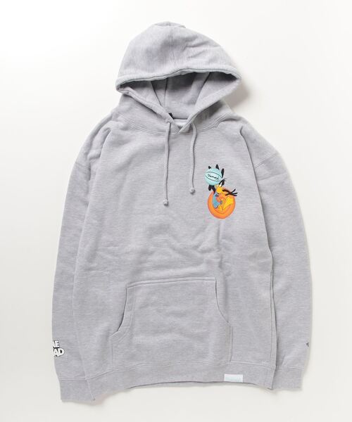 Diamond SUPPLY CO.(ダイアモンドサプライ)の「Diamond Supply Co./ダイアモンド オーバーサイズ バックプリントパーカー D21DMPF308(パーカー・メンズ・グレー/ブラック・L/XL)」の6枚目の写真