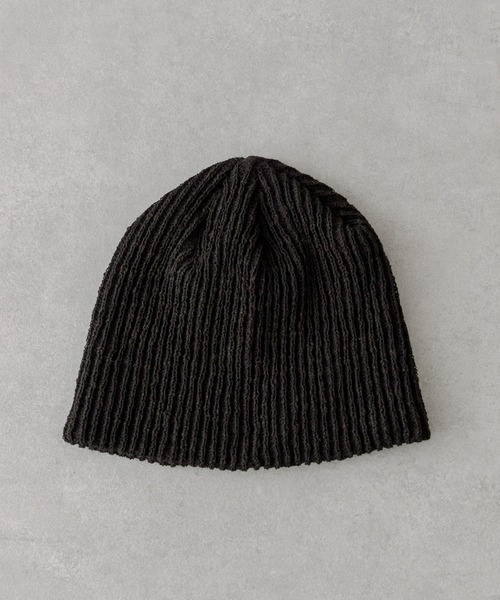 mystic（ミスティック）の「[mline] サマーニットビーニー（ニットキャップ/ビーニー・レディース・ベージュ/ブラック・FREE）」の5枚目の写真