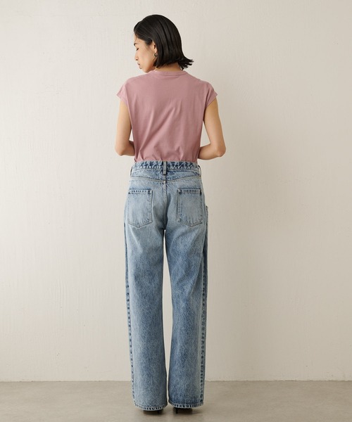 Whim Gazette（ウィムガゼット）の「NOIRノースリーブカットソー（Tシャツ/カットソー・レディース・カーキ/ピンク/オフホワイト・FREE）」の8枚目の写真