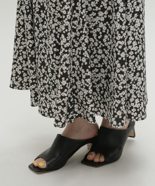 NANO universe（ナノユニバース）の「LB.03/フラワーマーメイドスカート（スカート・レディース・ブラック/グリーン・S/M）」の13枚目の写真