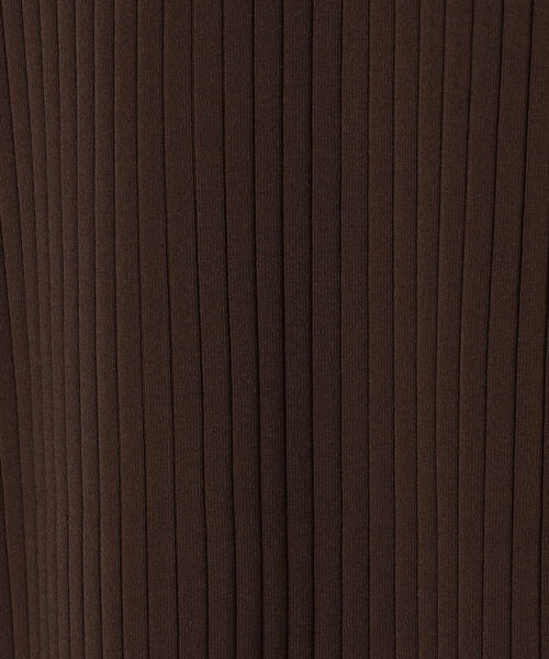 NOLLEY’S Sophi(ノーリーズソフィ)の「《アンサンブル対応》ワイドリブ風アメスリタンクトップマキシ丈ニットワンピース(ワンピース・レディース・ダークブラウン/ブラック・36/38)」の15枚目の写真