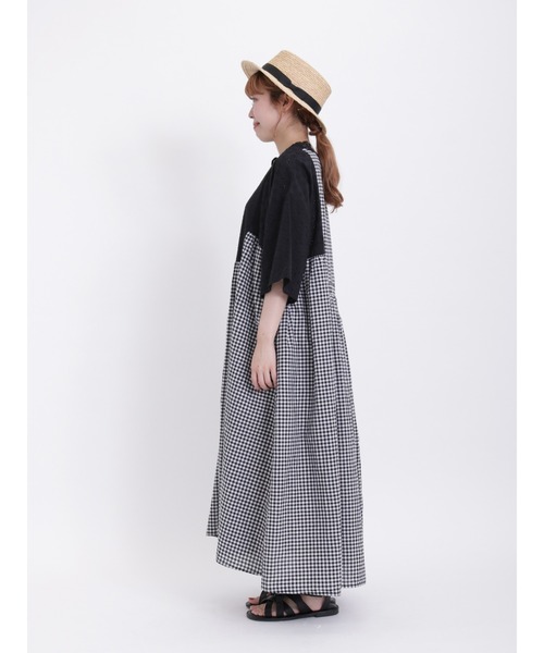 Samansa Mos2(サマンサ モスモス)の「【Lace collection】オーバーレース切替ワンピース(ワンピース・レディース・オフホワイト/ブラック・F)」の4枚目の写真