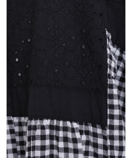 Samansa Mos2(サマンサ モスモス)の「【Lace collection】オーバーレース切替ワンピース(ワンピース・レディース・オフホワイト/ブラック・F)」の9枚目の写真