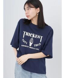earth music&ecology | アイスプリントロゴTEE(Tシャツ/カットソー)