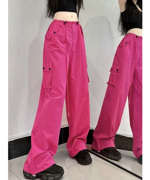 CORNERS(コーナーズ)の「カラーカーゴパンツ(カーゴパンツ・レディース・ブラック/ピンク/グリーン/ベージュ系その他・M/L)」の15枚目の写真