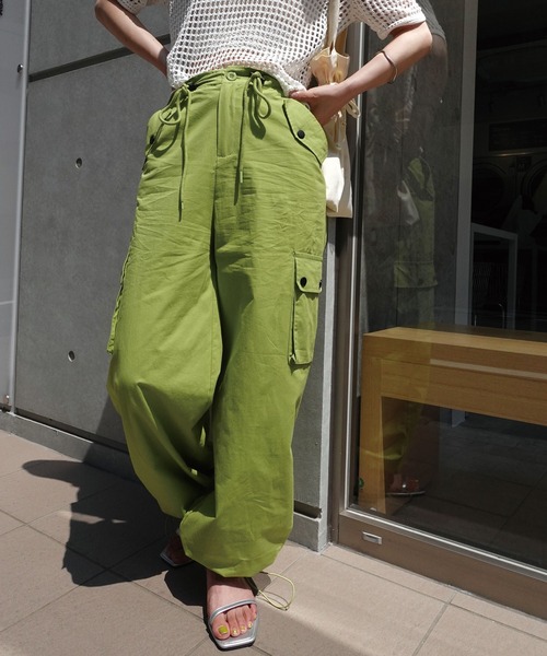 CORNERS(コーナーズ)の「カラーカーゴパンツ(カーゴパンツ・レディース・ブラック/ピンク/グリーン/ベージュ系その他・M/L)」の22枚目の写真