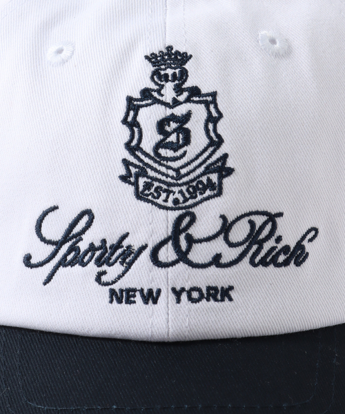 SPORTY&RICH(スポーティアンドリッチ)の「【SPORTY&RICH / スポーティアンドリッチ】VENDOME HAT(キャップ・メンズ・ホワイト・FREE)」の2枚目の写真