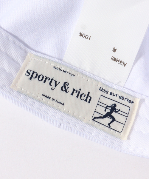 SPORTY&RICH(スポーティアンドリッチ)の「【SPORTY&RICH / スポーティアンドリッチ】VENDOME HAT(キャップ・メンズ・ホワイト・FREE)」の4枚目の写真