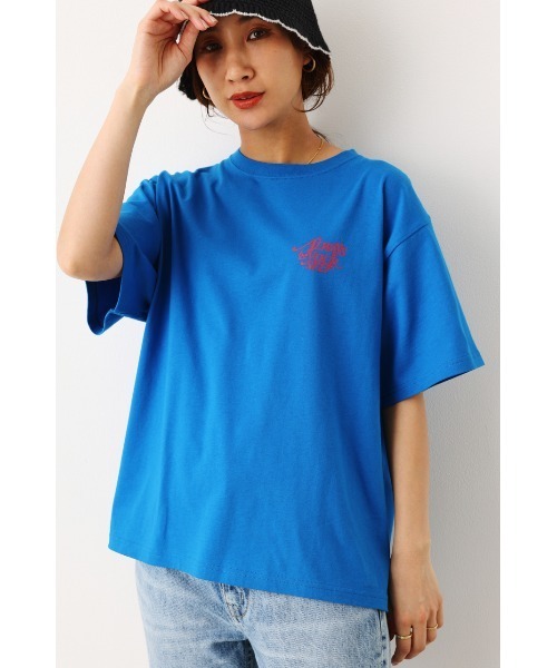 RODEO CROWNS WIDE BOWL(ロデオクラウンズワイドボウル)の「ALWAYSロゴTシャツ(Tシャツ/カットソー・レディース・オフホワイト/オレンジ/ブルー/ブラック・FREE)」の21枚目の写真