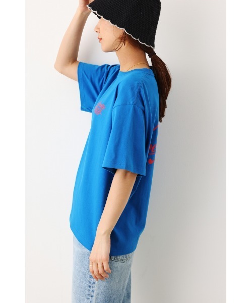 RODEO CROWNS WIDE BOWL(ロデオクラウンズワイドボウル)の「ALWAYSロゴTシャツ(Tシャツ/カットソー・レディース・オフホワイト/オレンジ/ブルー/ブラック・FREE)」の8枚目の写真