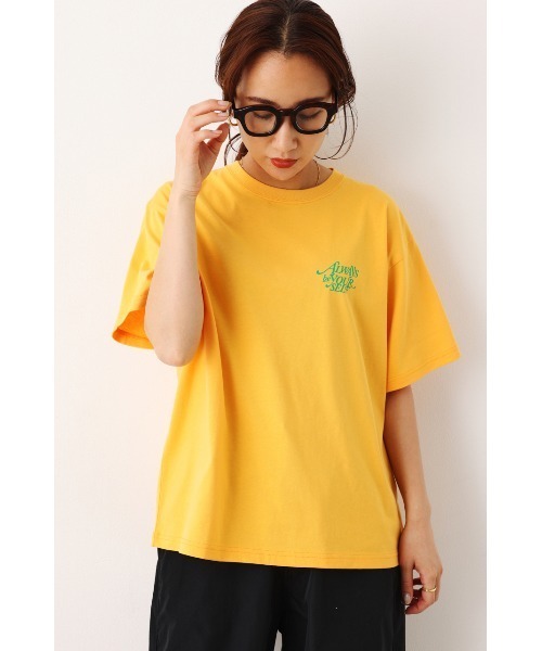 RODEO CROWNS WIDE BOWL(ロデオクラウンズワイドボウル)の「ALWAYSロゴTシャツ(Tシャツ/カットソー・レディース・オフホワイト/オレンジ/ブルー/ブラック・FREE)」の20枚目の写真