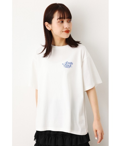 RODEO CROWNS WIDE BOWL(ロデオクラウンズワイドボウル)の「ALWAYSロゴTシャツ(Tシャツ/カットソー・レディース・オフホワイト/オレンジ/ブルー/ブラック・FREE)」の12枚目の写真