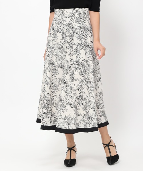 MISCH MASCH(ミッシュマッシュ)の「■2023春夏新作■トワルドジュイ裾トリミングスカート/MM327225(スカート・レディース・ホワイト/ブルー/ブラック・M/S)」の12枚目の写真