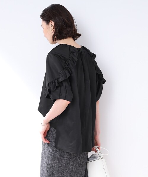 INDIVI（インディヴィ）の「◇【洗える/バックシャン】フリルデザイン