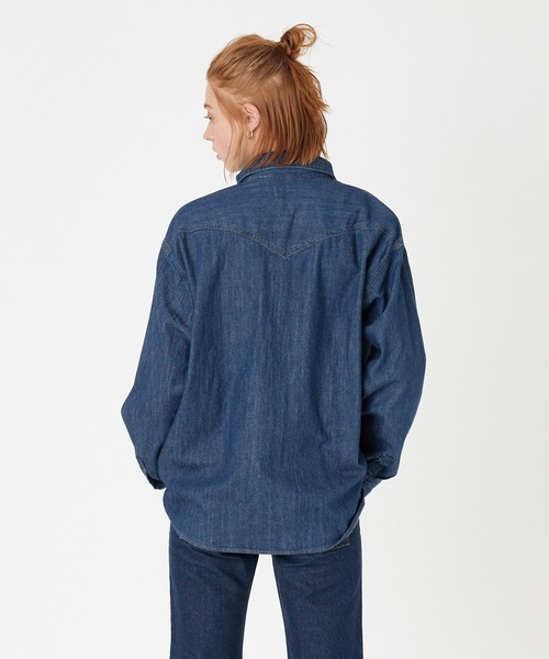 Levi's(リーバイス)の「Levi's/リーバイス DONOVAN ウエスタンシャツ ダークインディゴ VERY CLEAN(シャツ/ブラウス・レディース・ダークインディゴブルー・M/XS)」の3枚目の写真