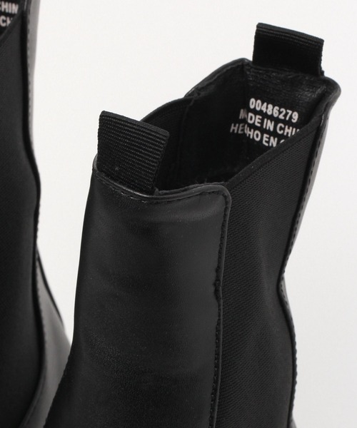 FOREVER 21（フォーエバー トゥエンティーワン）の「サイドゴアショートブーツ（ブーツ・レディース・ブラック・23cm/24cm/24.5cm）」の6枚目の写真