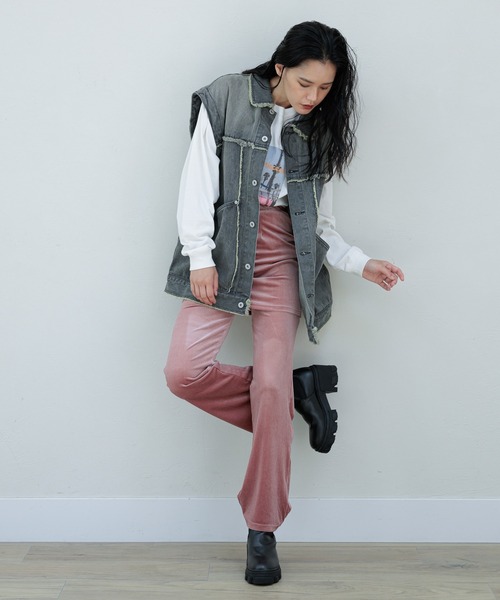 FOREVER 21（フォーエバー トゥエンティーワン）の「サイドゴアショートブーツ（ブーツ・レディース・ブラック・23cm/24cm/24.5cm）」の19枚目の写真