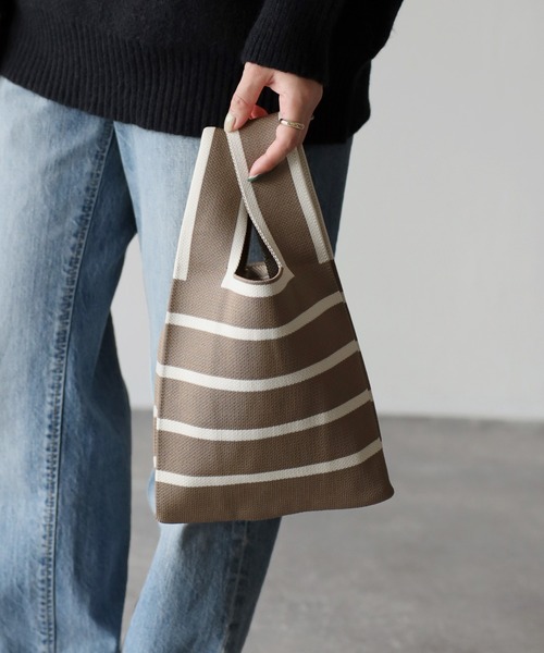 Riberry（リベリー）の「柄アソートミニニットバッグ（ハンドバッグ・レディース・ブラック系2/ブラック系1/ブラック系3/ホワイト/C/H/M/G/A/F/L/B/D/J/N/X/W/V・FREE）」の15枚目の写真