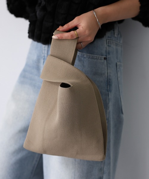 Riberry（リベリー）の「柄アソートミニニットバッグ（ハンドバッグ・レディース・ブラック系2/ブラック系1/ブラック系3/ホワイト/C/H/M/G/A/F/L/B/D/J/N/X/W/V・FREE）」の17枚目の写真