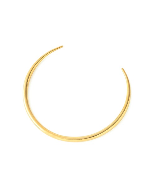 ADAM ET ROPE'(アダムエロペ)の「メタルカーブチョーカー(チョーカー・レディース・シルバー/ゴールド・FREE)」の4枚目の写真