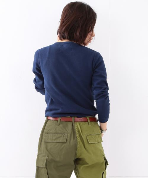 BEAMS BOY（ビームスボーイ）の「BEAMS BOY / サーマル カレッジプリント クルー（Tシャツ/カットソー・レディース・ホワイト/グレー/ネイビー・ONE SIZE）」の16枚目の写真