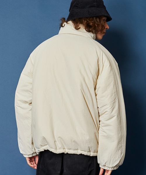 unrelaxing（アンリラクシング）の「ボリュームハイネック撥水ナイロンエコダウンジャケット（ダウンジャケット/コート・メンズ・ライトカーキ/グレー/ブラック/アイボリー/ブルー系/ベージュ/スミクロ/その他・FREE）」の12枚目の写真