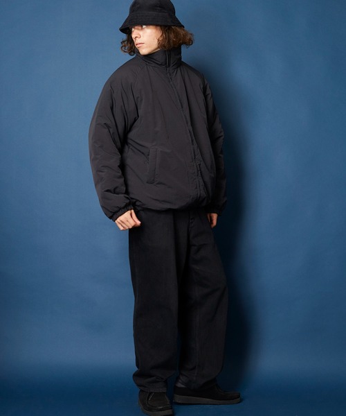 unrelaxing（アンリラクシング）の「ボリュームハイネック撥水ナイロンエコダウンジャケット（ダウンジャケット/コート・メンズ・ライトカーキ/グレー/ブラック/アイボリー/ブルー系/ベージュ/スミクロ/その他・FREE）」の17枚目の写真