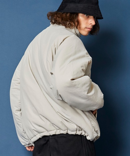 unrelaxing（アンリラクシング）の「ボリュームハイネック撥水ナイロンエコダウンジャケット（ダウンジャケット/コート・メンズ・ライトカーキ/グレー/ブラック/アイボリー/ブルー系/ベージュ/スミクロ/その他・FREE）」の19枚目の写真