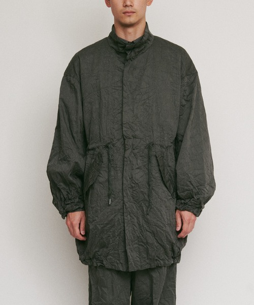 DIGAWEL(ディガウェル)の「Loose coat (crease finish)(その他アウター・メンズ・カーキ/サンドベージュ/グレー・2)」の8枚目の写真