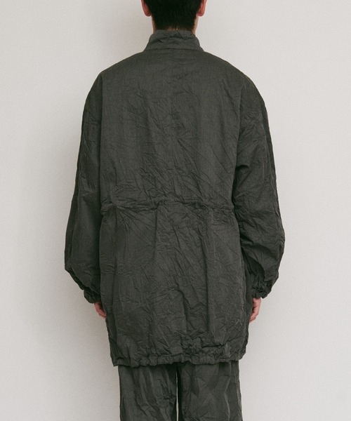 DIGAWEL(ディガウェル)の「Loose coat (crease finish)(その他アウター・メンズ・カーキ/サンドベージュ/グレー・2)」の10枚目の写真