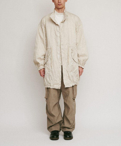 DIGAWEL(ディガウェル)の「Loose coat (crease finish)(その他アウター・メンズ・カーキ/サンドベージュ/グレー・2)」の6枚目の写真