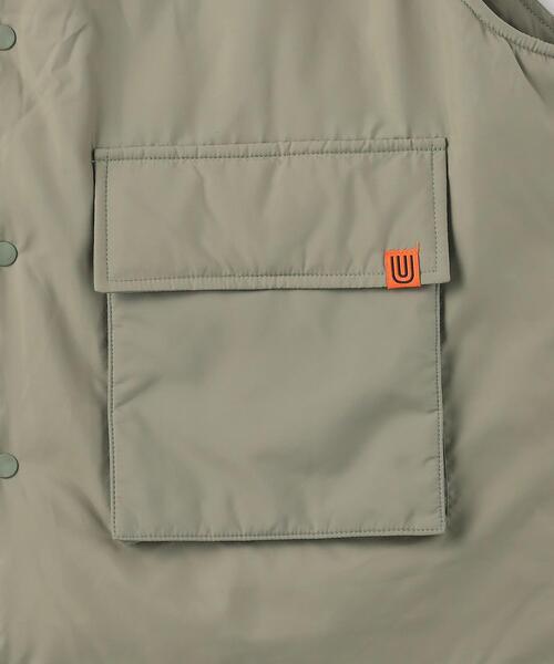 UNIVERSAL OVERALL(ユニバーサルオーバーオール)の「【別注】<UNIVERSAL OVERALL>TJ EX ベスト 140cm-160cm(ブルゾン・キッズ・オリーブ/ブラック・M(140-150cm)/L(160cm))」の6枚目の写真