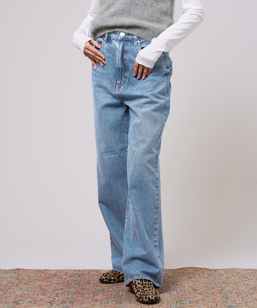 NEEDBY heritage LUNA ニードバイヘリテージ　26 ブルー NEEDBY heritage(ニードバイヘリテージ)】LUNA WIDE STRAIGHT